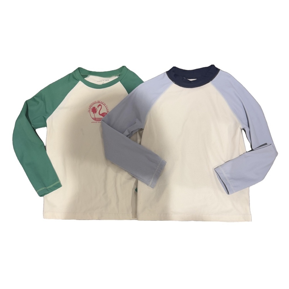 • Janie and Jack • Boys Long Sleeve Swim Rash guard Tops 5